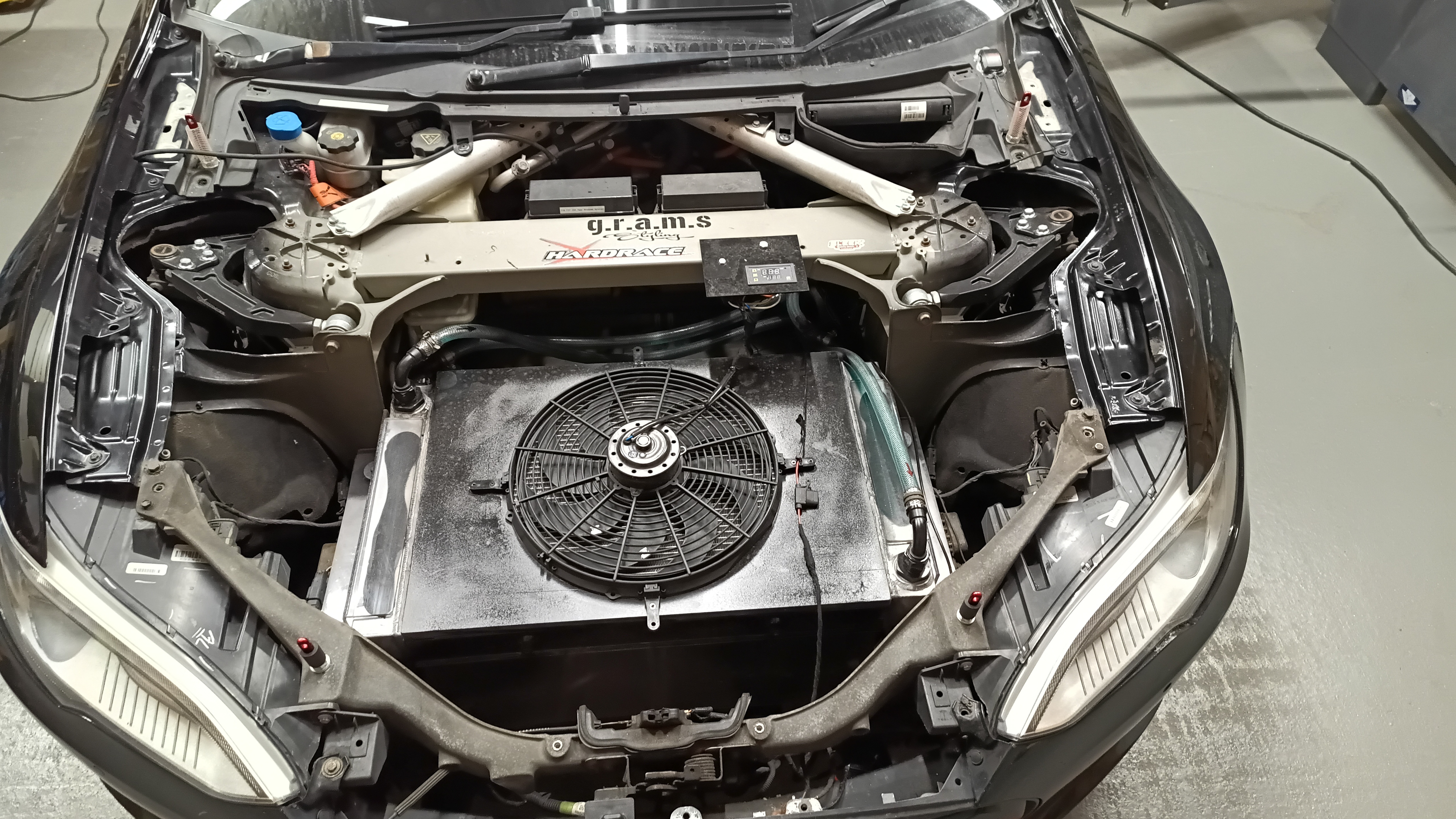 Frunk High Performance Radiator Fan Setup