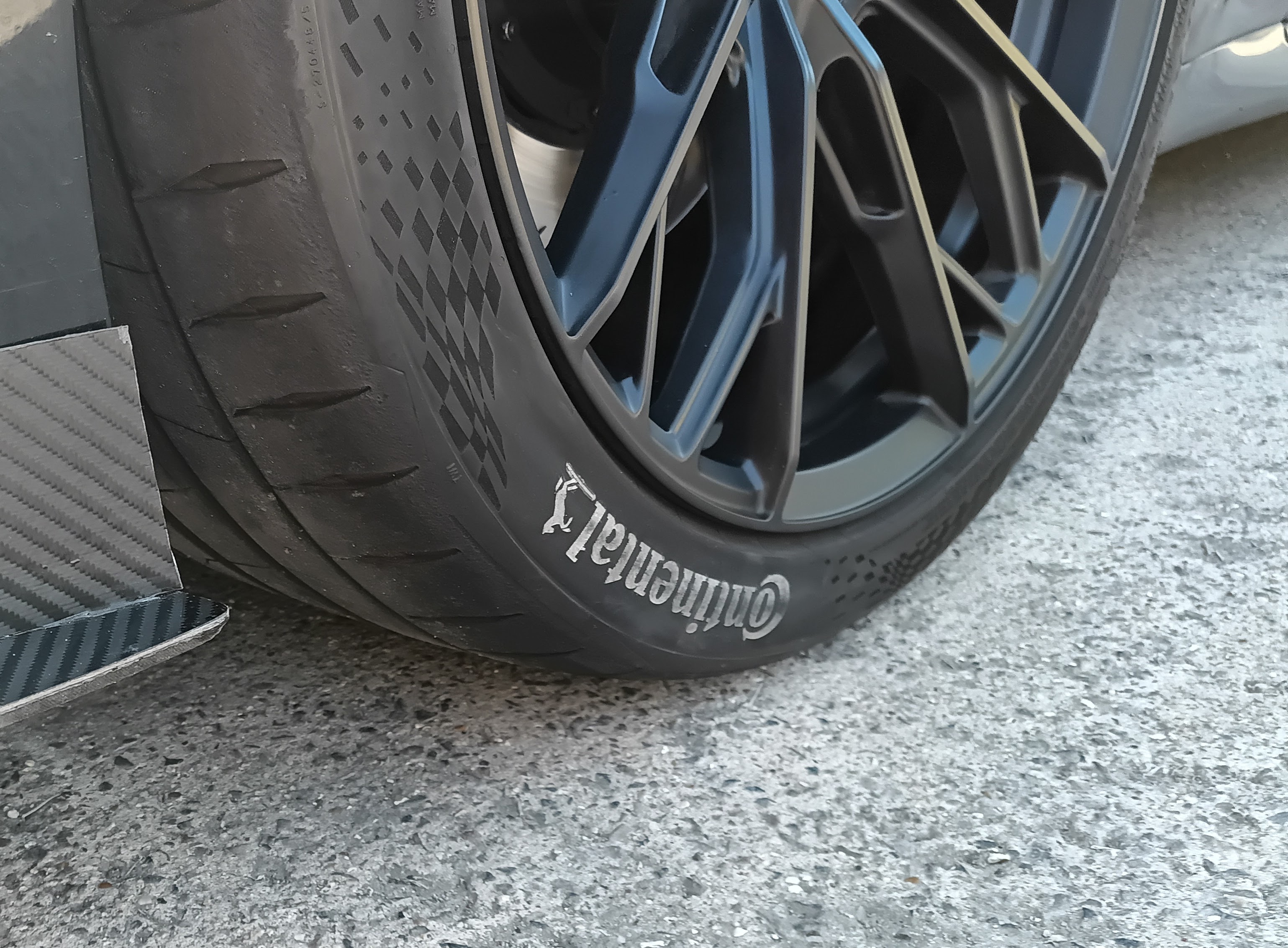 Continental SportContact 7 Tires and Matte Black Alloys